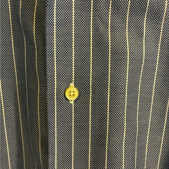 Brooks Brothers Blue Stripe Dress Shirt Button up 15.5” Neck Collar Office - Picture 5 of 5